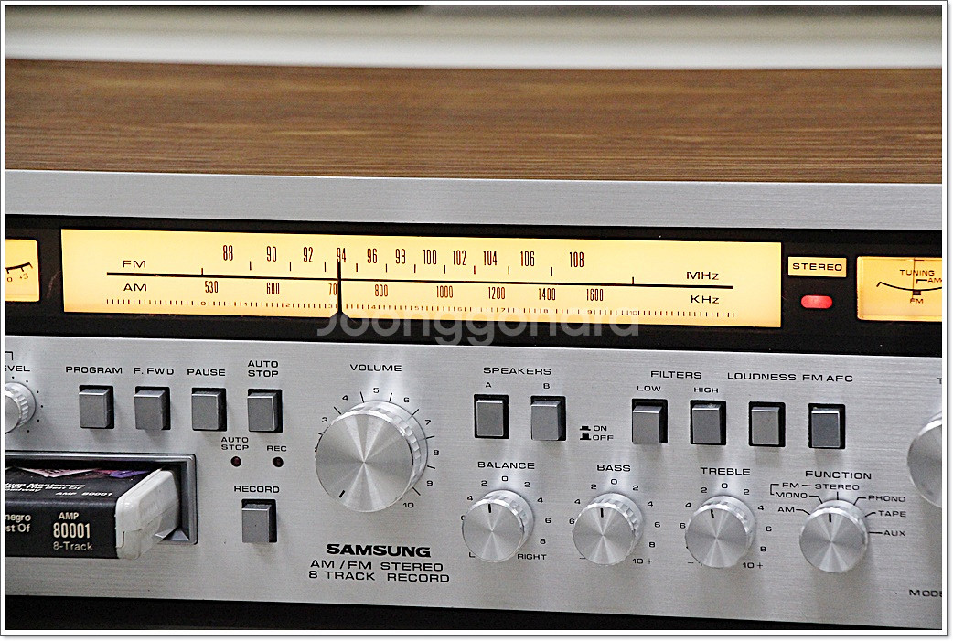 삼성 A급 8트랙 테이프 아날로그리시버 SK-3100--3