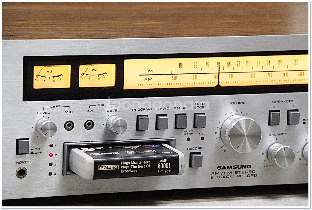 삼성 A급 8트랙 테이프 아날로그리시버 SK-3100--4