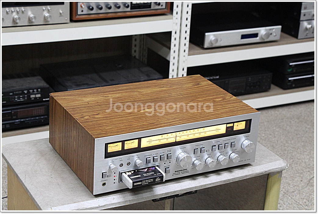 삼성 A급 8트랙 테이프 아날로그리시버 SK-3100--5