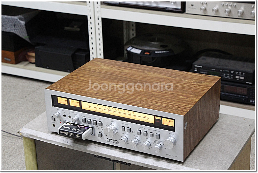 삼성 A급 8트랙 테이프 아날로그리시버 SK-3100--6