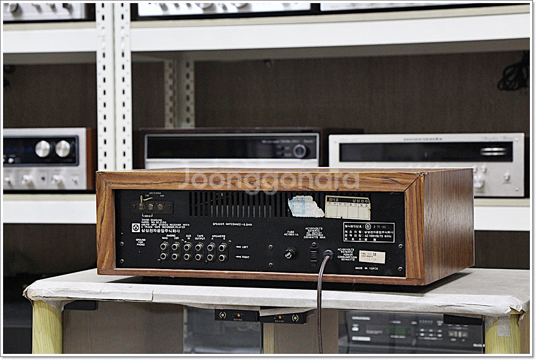 삼성 A급 8트랙 테이프 아날로그리시버 SK-3100--8