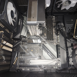 i7 9700kf , 애즈락 z390 extreme4