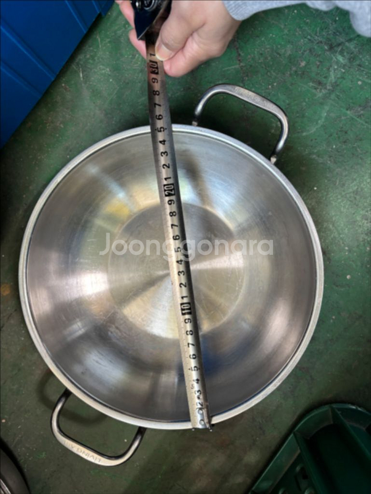 업소용 스텐 깊은 복 전골냄비 24cm 인덕션가능 냄비--1