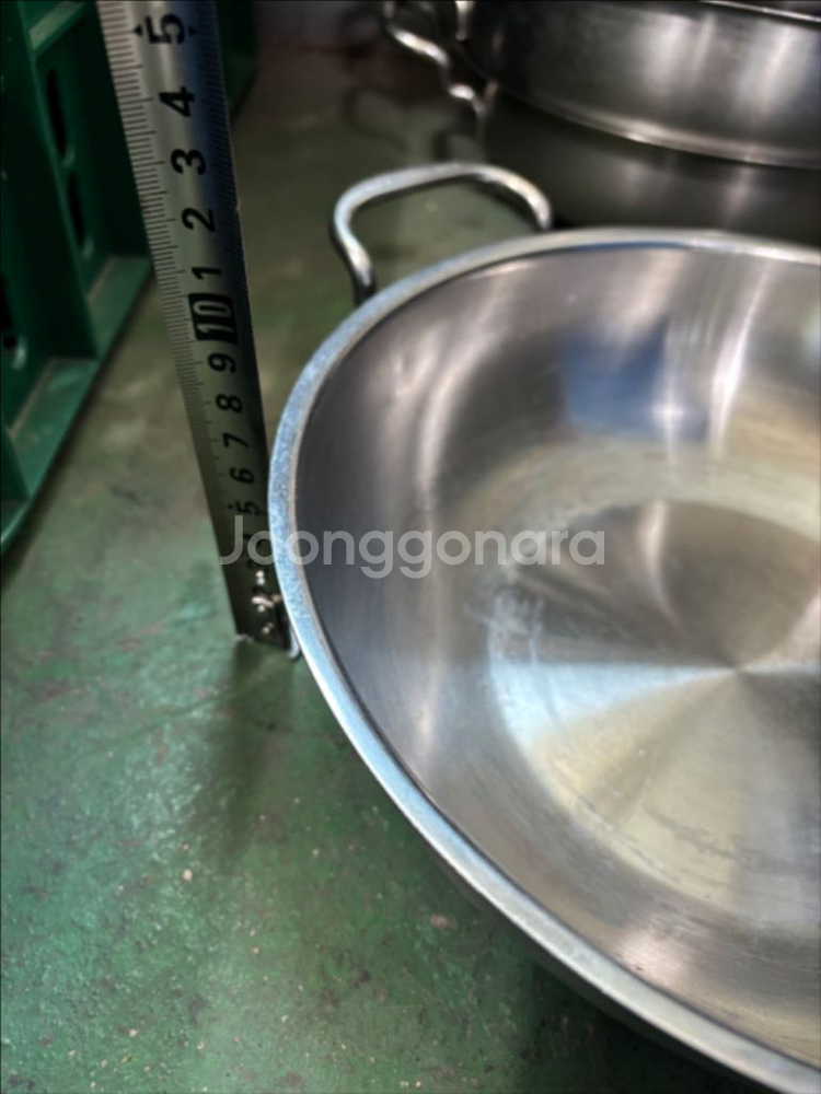 업소용 스텐 깊은 복 전골냄비 24cm 인덕션가능 냄비--2