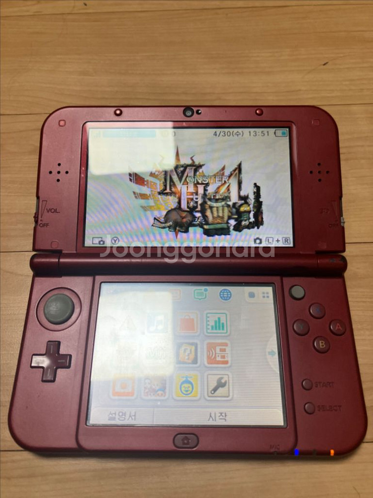 3ds xl 레드 뉴기기 판매 뉴큰다수(쿨거시18)--0