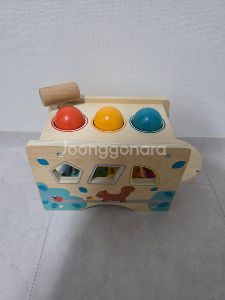 헬로디노 톡톡 실로폰 망치 도형맞추기 원목--0