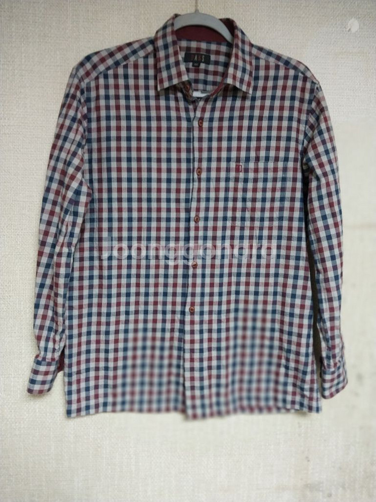 닥스/100-105) 체크셔츠--0