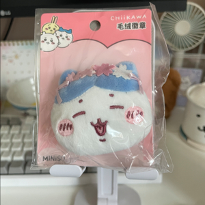 치이카와 미니소 하치와레 벚꽃 뱃지