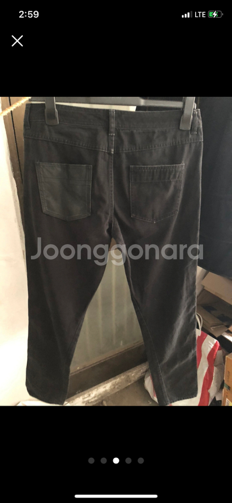 알렉산더왕 가죽패치 남성 청바지 31--2