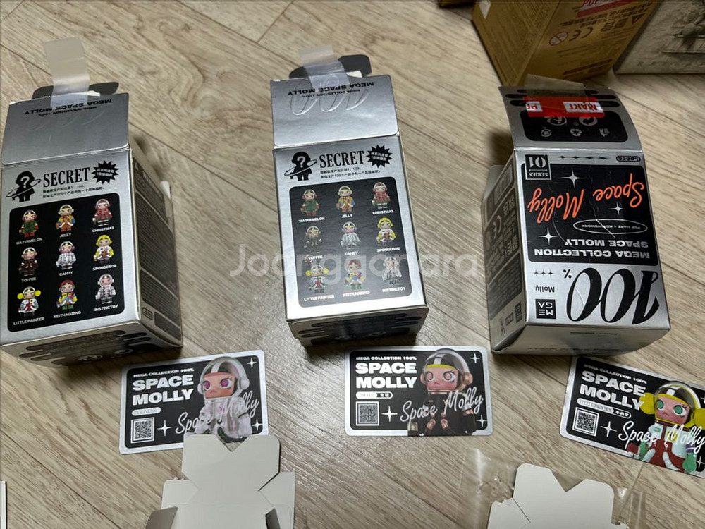 스페이스몰리 1탄. 3탄 시리즈 3종씩 판매--2