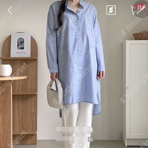 새상품)롱셔츠