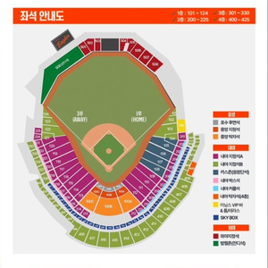 한화 vs LG 5/1(목) 1루 내야A/B 양도