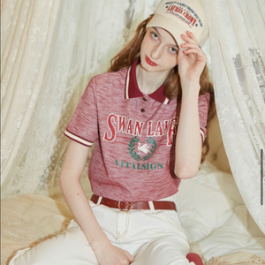 새상품) 바이탈싸인 swan lake polo shir