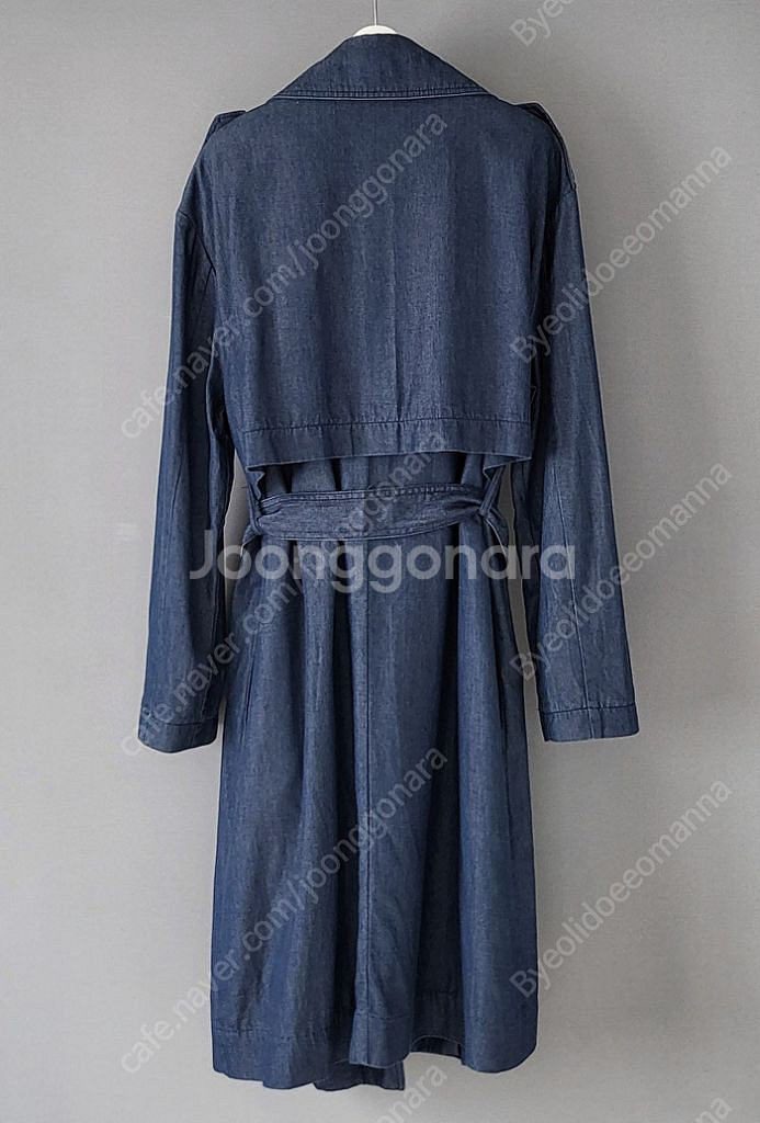 STAFF 스태프 데님 트렌치 롱코트 바바리 청자켓 F--1