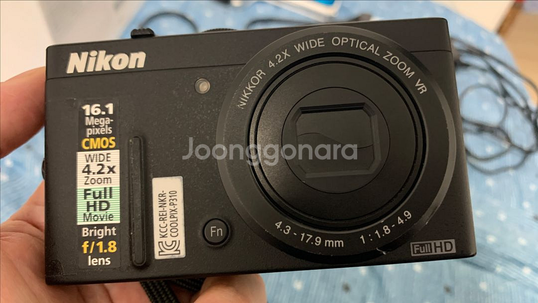 한글메뉴 정품 니콘 쿨픽스 P310 팝니다.--0