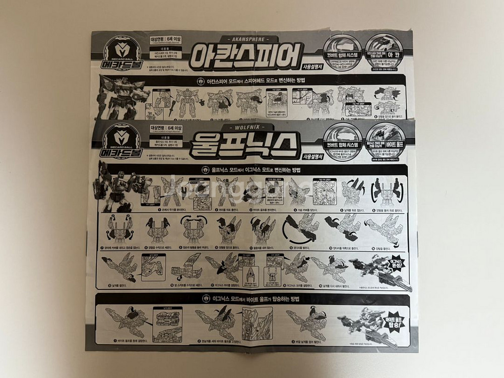 메카드볼 메가아칸( 아칸스피어&울프닉스 )--4