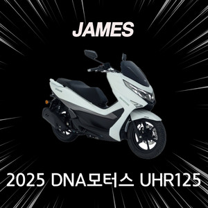 2025 DNA 모터스 UHR125 배달 오토바이 리스