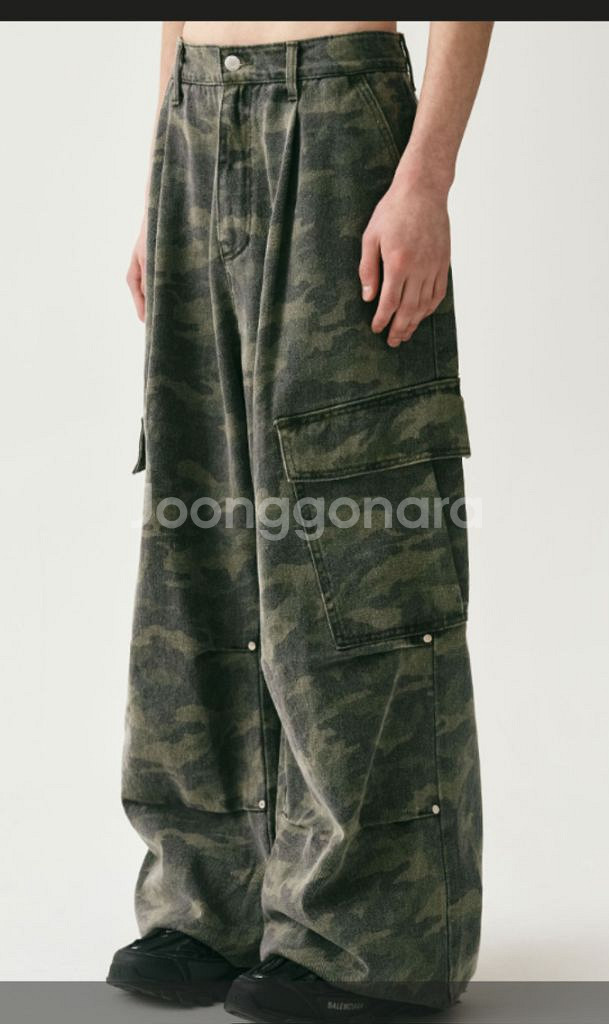 어반드레스 side big cargo Pants xs--1