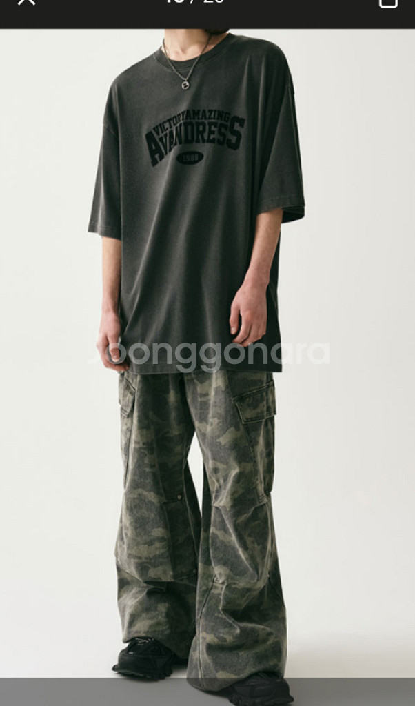 어반드레스 side big cargo Pants xs--2