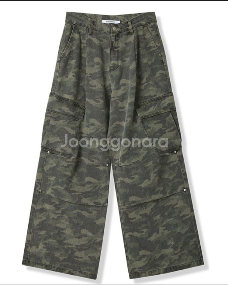 어반드레스 side big cargo Pants xs--4