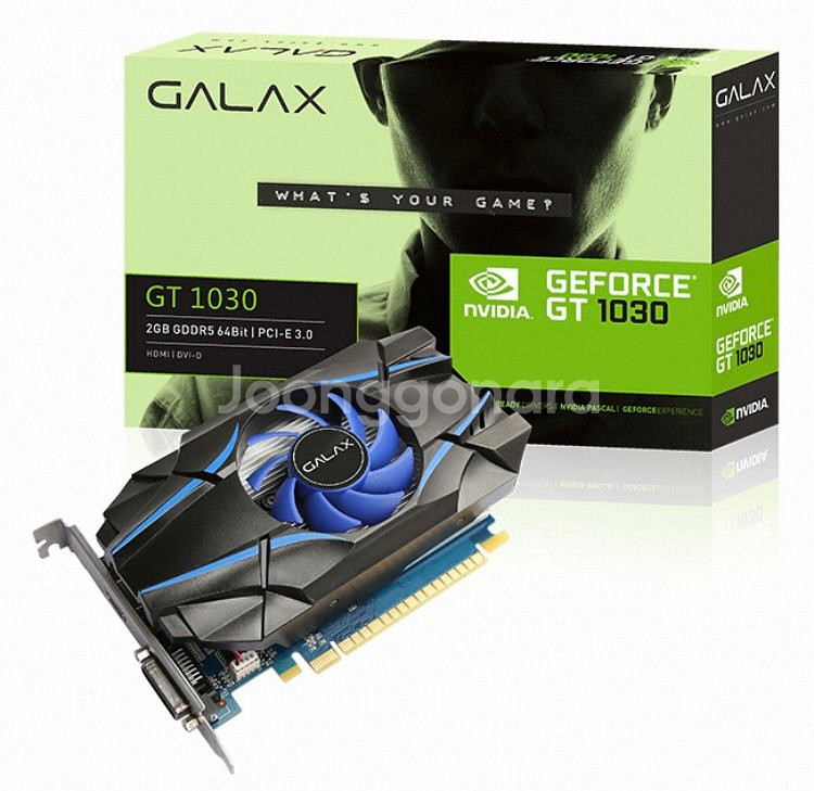 새것 GALAX 지포스 GT1030 D5 2G--1