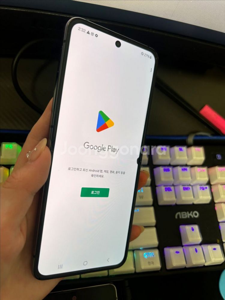 갤럭시 제트플립5 블랙 A급 512GB 중고폰공기계--6