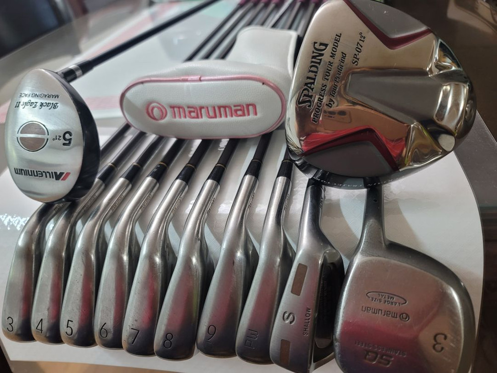 여성 마루망골프채풀세트 캐디백 새상품 명품급 이미지