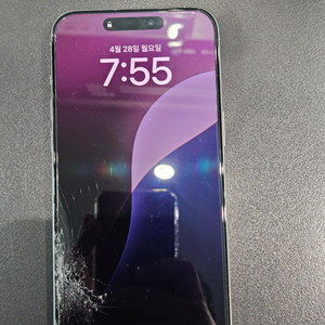 아이폰15프로맥스 256GB 액정파손