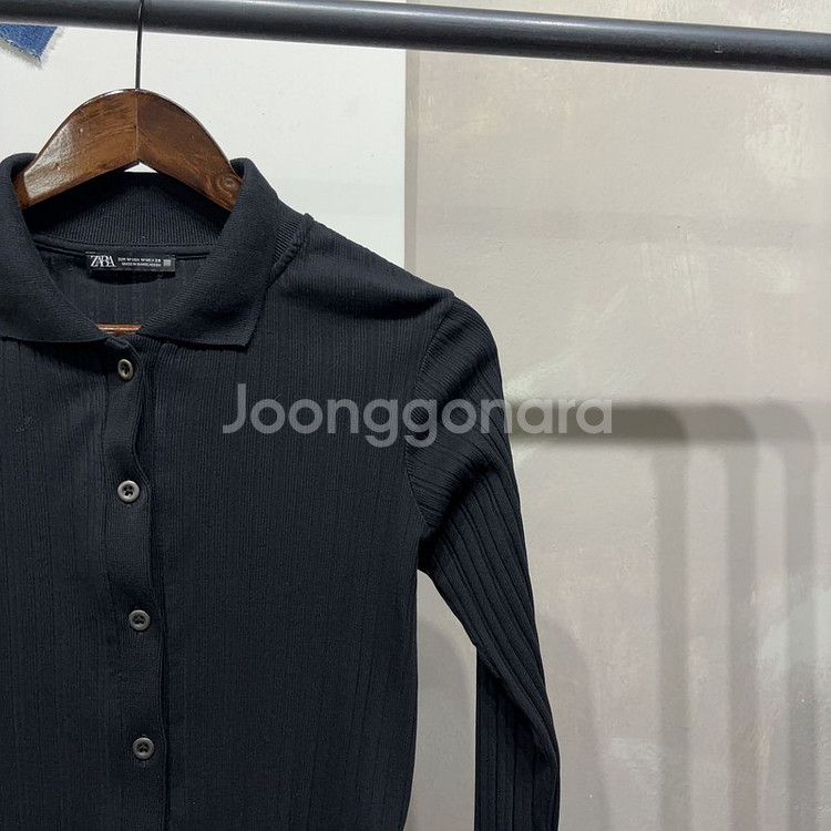 (90) 자라 ZARA 여성 캐주얼 니트 카라 가디건--3