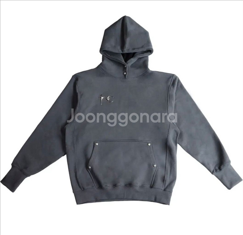떠그클럽 아머 후드티 새상품 블랙, 그레이 1size--1