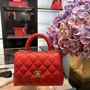 샤넬 코코핸들 스몰 레드