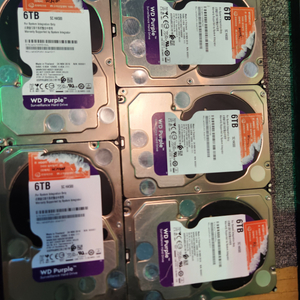 Wd Purple 3.5 6TB hdd 총수량 2개
