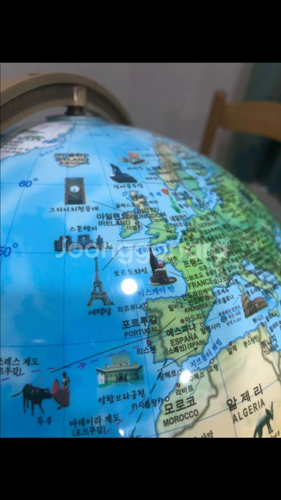 교육용 지구본--2