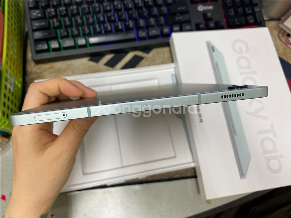 새제품 갤럭시탭S9FE 민트 128GB 와이파이용--7