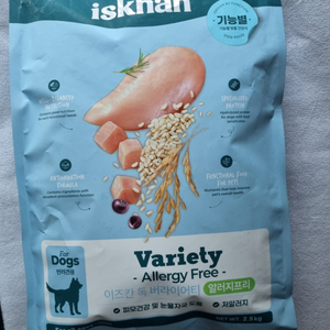 이즈칸 독 버라이어티 알러지프리 2.5kg 이즈칸저알러