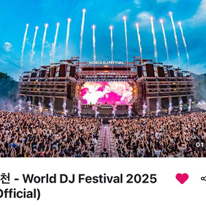 2025 월디페 일요일권 2장 양도합니다!