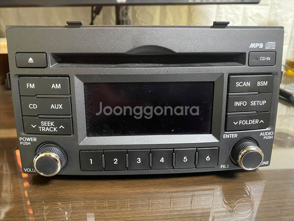 기아 로체 10년식 순정 오디오--0