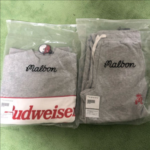 말본 x 버드와이저 스웻셔츠/스웻팬츠 세트