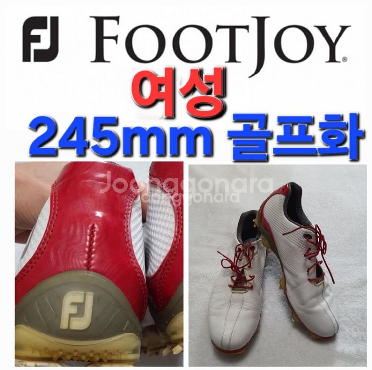 여성 245mm 사이즈: 6.5 풋조이 DNA 골프화--0