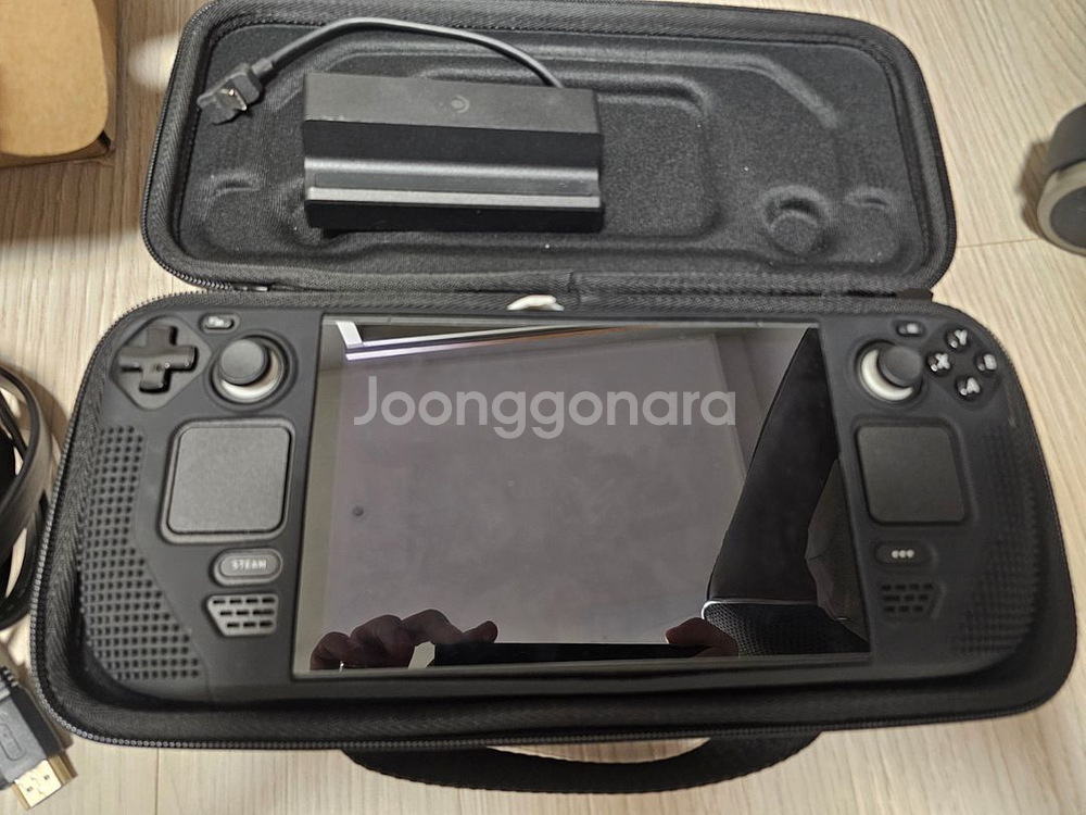 스팀덱 lcd 256g +스팀독 기타 구성품포함--1