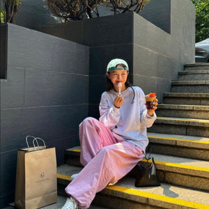 블레스드 17 나일론팬츠핑크 구함