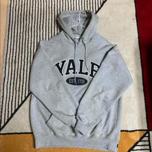 YALE 예일 그레이 후드티셔츠 판매