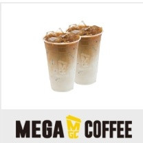메가커피 더블바닐라라떼2잔 ICE