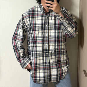 정품 노티카 오버핏 체크 셔츠 남방