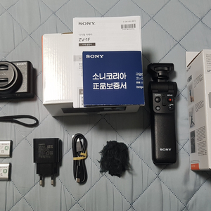소니 미러리스 카메라 ZV-1F + 슈팅그립