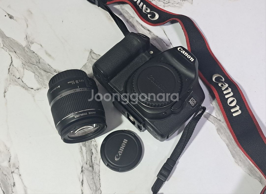 캐논Dslr 중급기 EOS 50D /18-55mm 렌즈--0