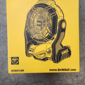 디월트 충전 에어팬 다이얼 선풍기 DCE512N 20V