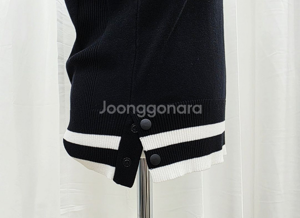 어메이징크리 골프 여성 썸머 골지 카라 반팔 스웨터--8