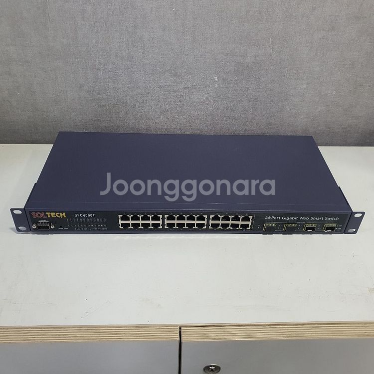 솔텍 24포트 스위치허브 SFC4000T--1