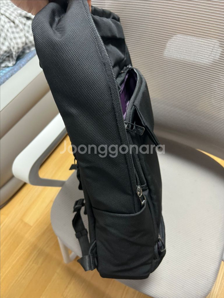 캉골 가방 (백팩 노트북수납 블랙 배낭)--3